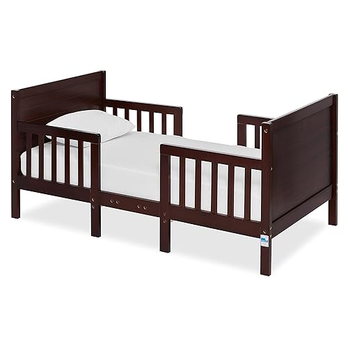 Dream On Me Hudson 3-in-1 Convertible Toddler Bed, 4 Safety
