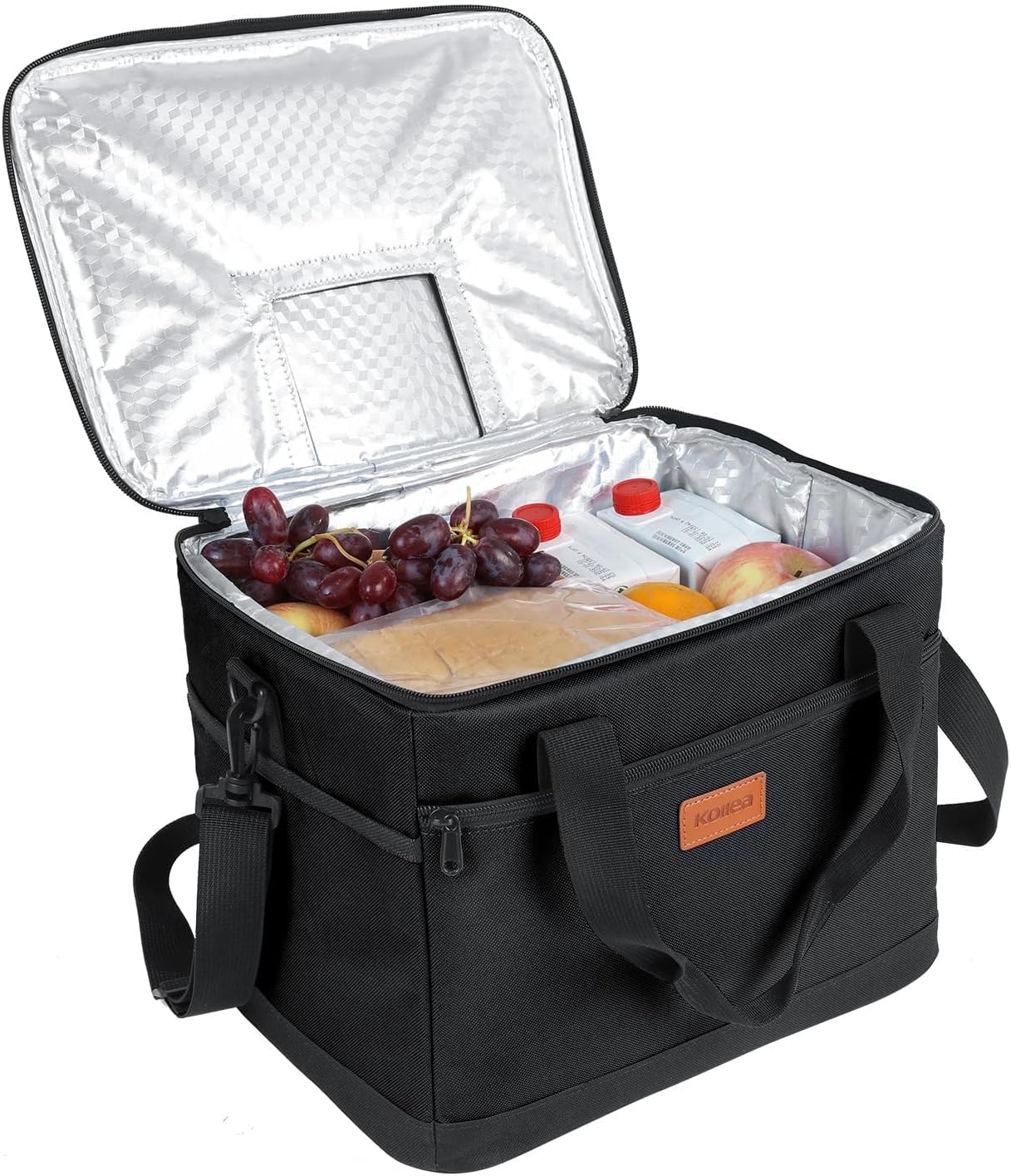 Kollea Cool Bag - 30 Litre Cool box -Insulated Cooler Bag Lunch Bag Keep Warm and Cold, Leak-Proof, With Carriying Straps, Multiple Pockets - Ideal for Travel, Camping, Picnics, BBQ
