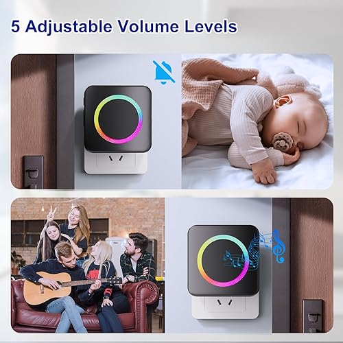 Miniatura 8 de Timbre inalámbrico - Compatible con timbre de video Blink y timbre de video Blink (2. generación) (1 extensor de timbre de video 1 receptor)