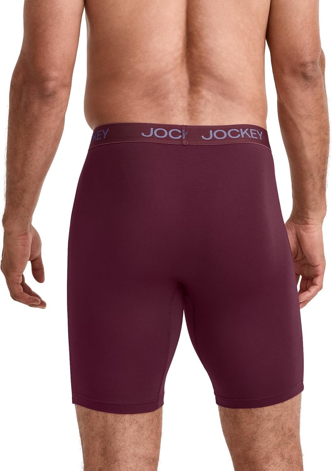 Jockey Men's Underwear Chafe Proof Pouch Ultra Soft Modal 8.5" Long Leg Boxer Brief - 3 Pack - Image 3