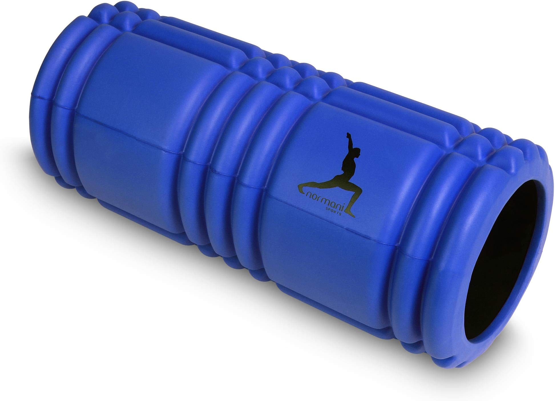 Fitnessrolle zur Selbstmassage Faszienrolle Faszien-Training Sportrolle Massagegerät für Muskelentspannung, Fitnessstudio, Pilates oder Yoga Blau ONESIZE