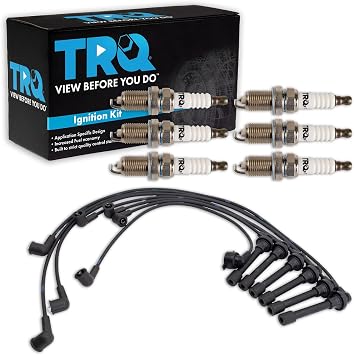 TRQ Ignition Kit Spark Plug Wire Set for 1997-1999 Acura CL 1998-2001 Honda Accord