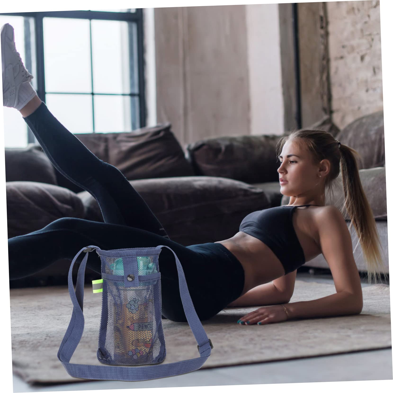 INOOMP 5stücke Portable Wasserflaschen-tragegurt Strapazierfähigem Mesh Verstellbar Und Leicht Für Sport Und Outdoor-aktivitäten
