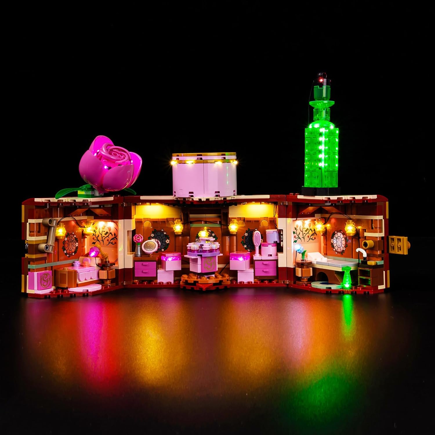 Nitemode Light Kit Compatible with Lego Wicked 75683, Upgraded Brightness Adjustable Lighting Accessories(No Model)