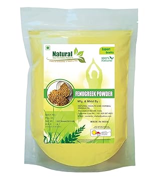 Generic Natural Fenugreek Seeds (Trigonella Foenum Greacum) Powder For Long Hairs Naturally, 227 g