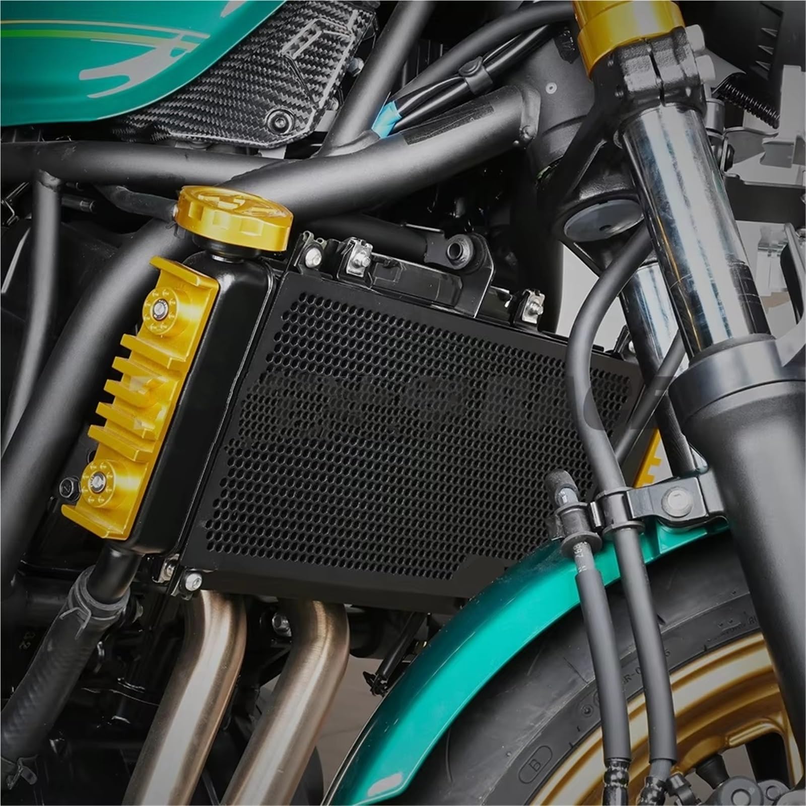 Moto Copri Radiatore Griglia Per Kawasaki Per Z650 2017-2021 Per Ninja 650 2017-2021 Motociclo Copertura Della Griglia Radiatore | Protezione per radiatore per accessori moto