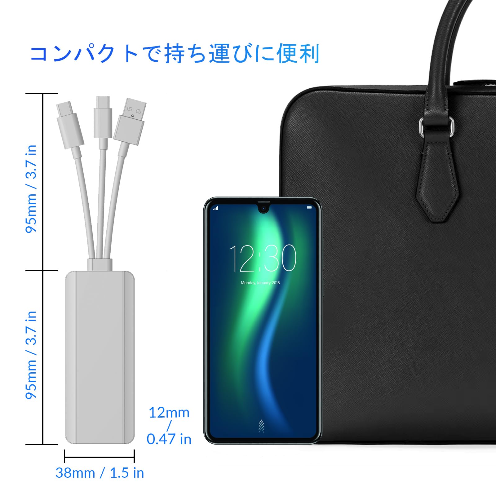 Amazon.co.jp: 5-in-1マルチメモリカードリーダー、アルミニウム製 SD