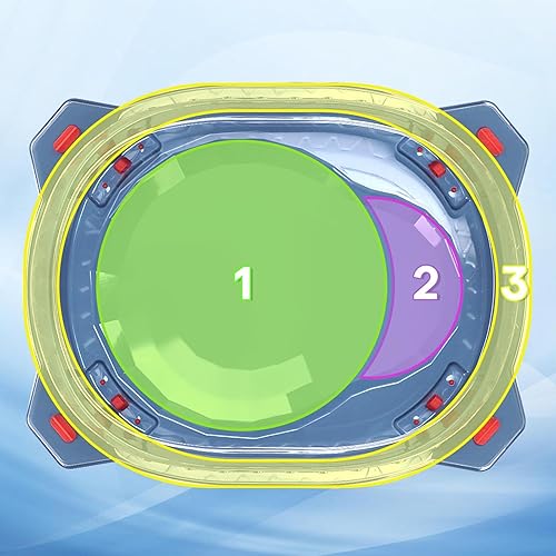 Miniatura 10 de Light Ignite - Juego de batalla con Bey Stadium, 6 tops giratorios de encendido ligero y 2 lanzadores, juguetes para niños y niñas de 6 años en