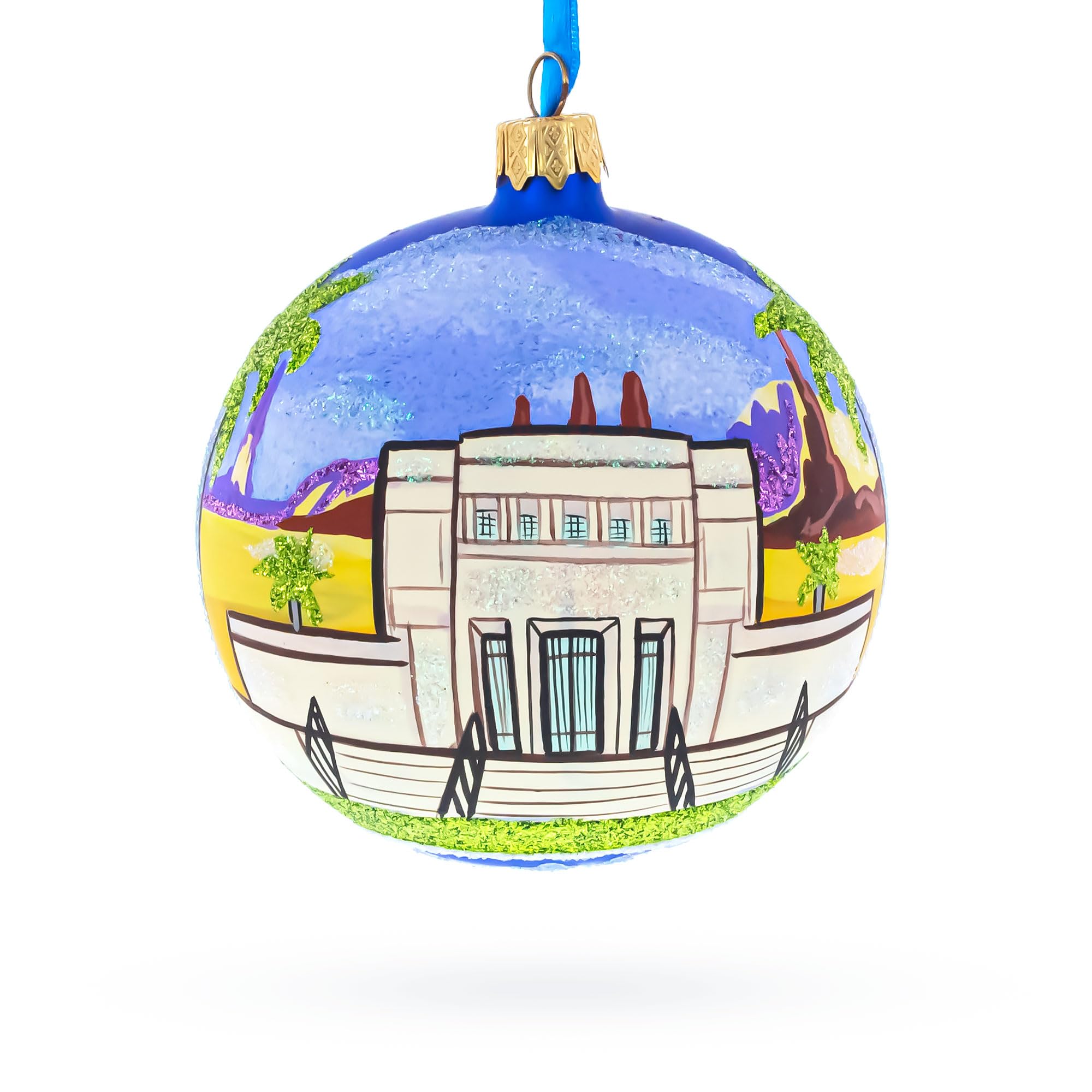 Boule de Noël Mesa Arizona en verre, le cadeau souvenir idéal pour passionnés de voyages USA
