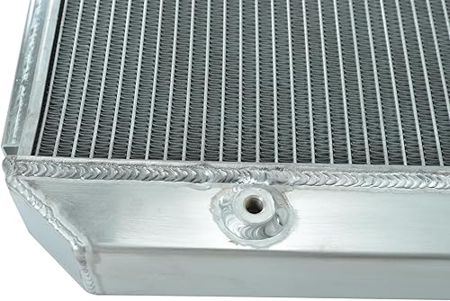 Miniatura 124 de Radiador de aluminio AA5052 de 3 filas compatible con Dodge Ram 2009-2021 1500 2500 3500 4000 V6 V8 Pickup AT/MT 3 filas,1 fila,Ventilador