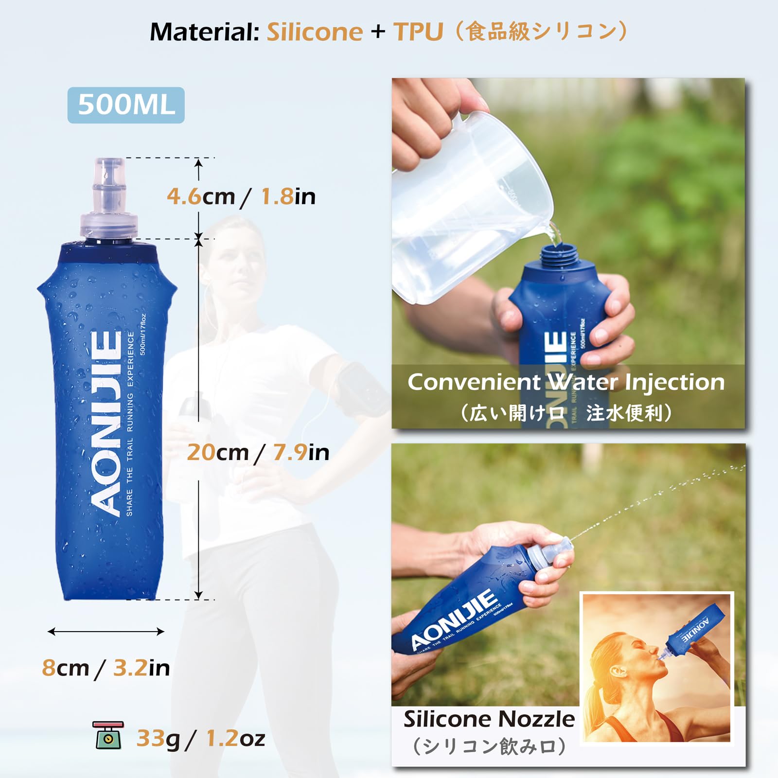 TRIWONDER Zaino Idratazione 5L Zaino Trail Running Ultraleggero con Strisce Riflettenti per Corsa Ciclismo Maratona Uomo Donna