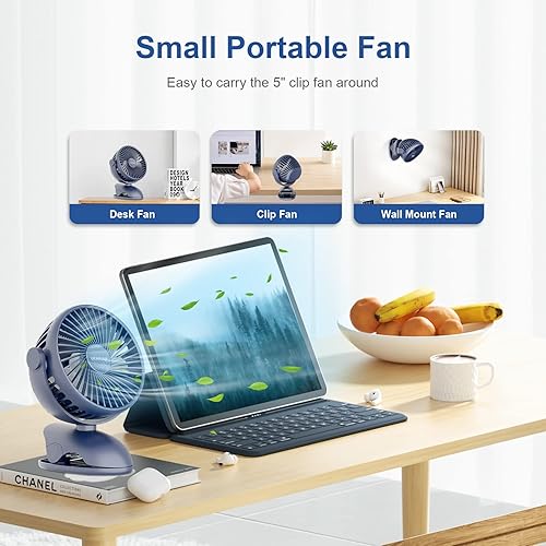 Miniatura 7 de Humidifiers for Bedroom Baby and Portable Clip On Fan