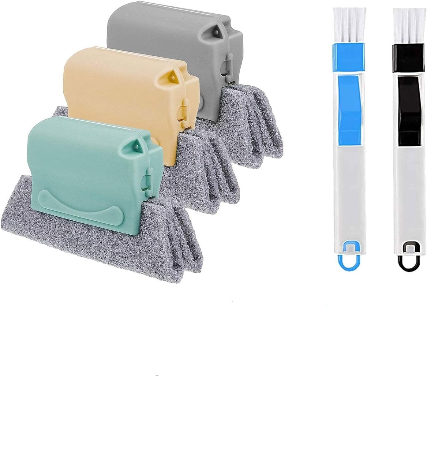 FASTMART Combo of Window Groove Frame Cleaning Brush and Dust Cleaning Brush for Window Slot Door Track Cleaning Brushes Dust Cleaner Tool (3 Pcs Cleaner 2 Pcs Brush) (B0D9BJ1HSF) Amazon Price History, Amazon Price Tracker