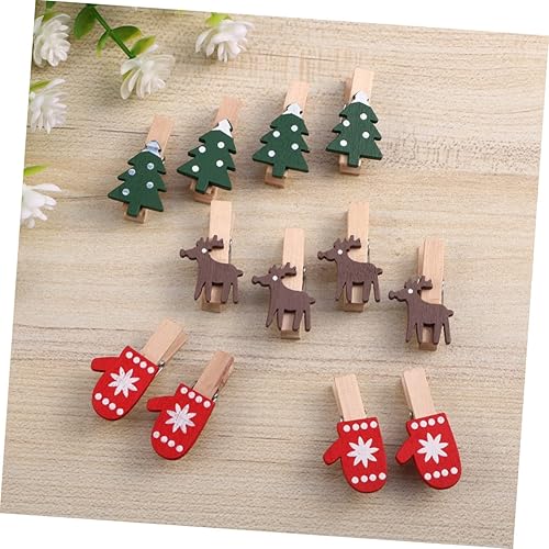 Miniatura 4 de 60 piezas de decoración para el hogar, clavijas de Navidad para boda, cordeles para bar, notas de bricolaje, alfileres de Navidad, manualidades