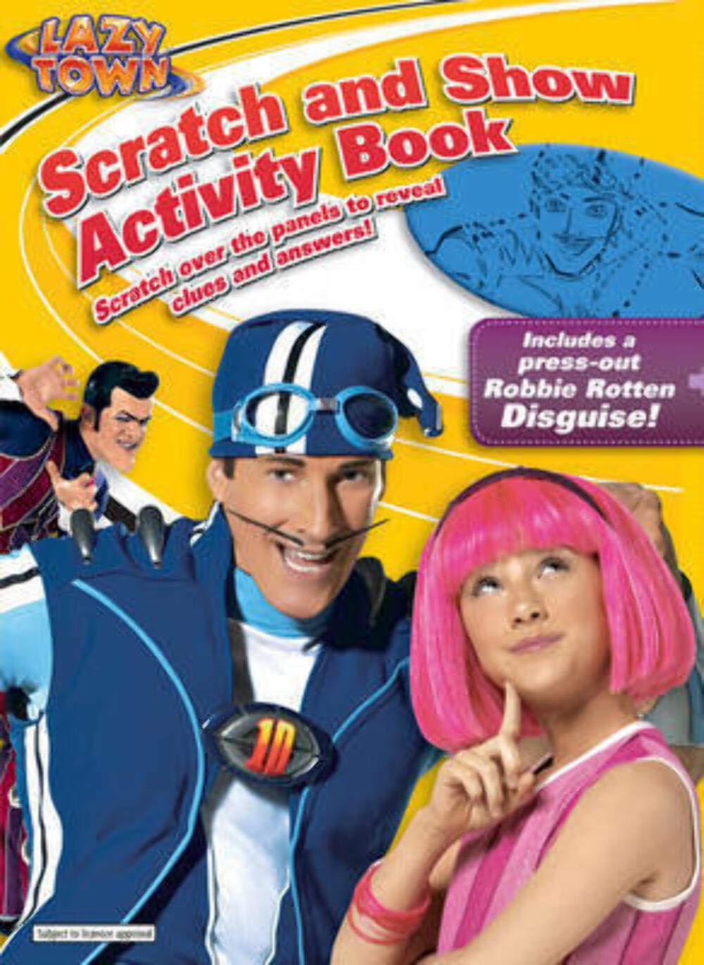 LazyTown Scratch and Show Activity Book Amazon.co.uk 9781405244657 Books