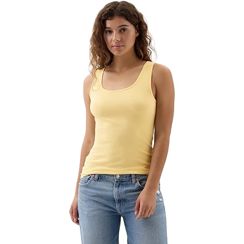 GAP Women's Ribbed Tank Top