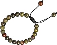 Vista 448 de Amazing Gemstone Crystal Bracelet for Women Men's Gifts - Protection Healing Crystal Bracelet - 8mm Gemstone Beaded Adjustable Bracelet Pulseras