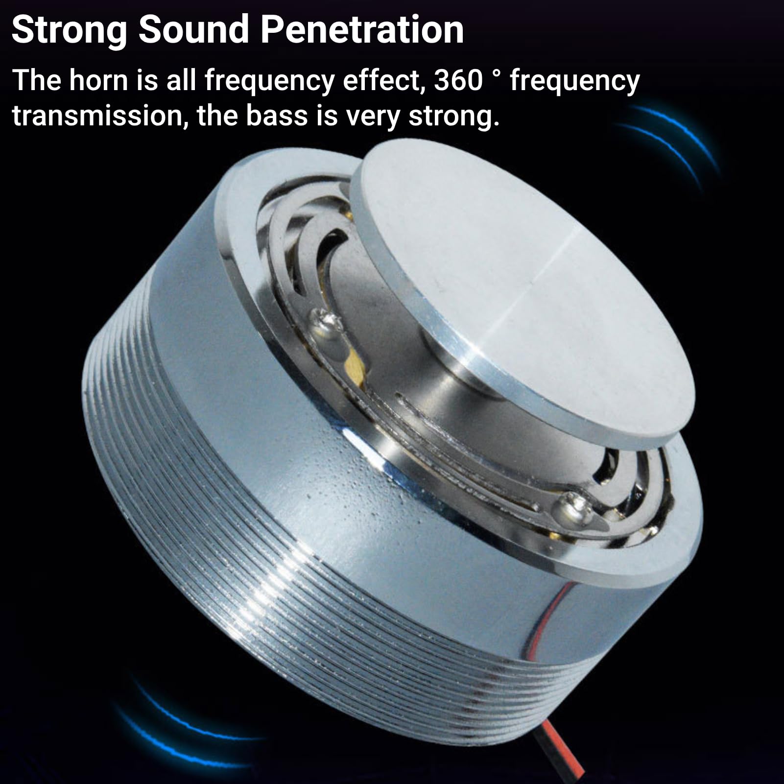 LiebeWH Transducer Speaker 1Pcs 50MM 2Inch All Frequency Resonance Speaker Vibration Strong Bass Lautsprecher(8Ω 20W)