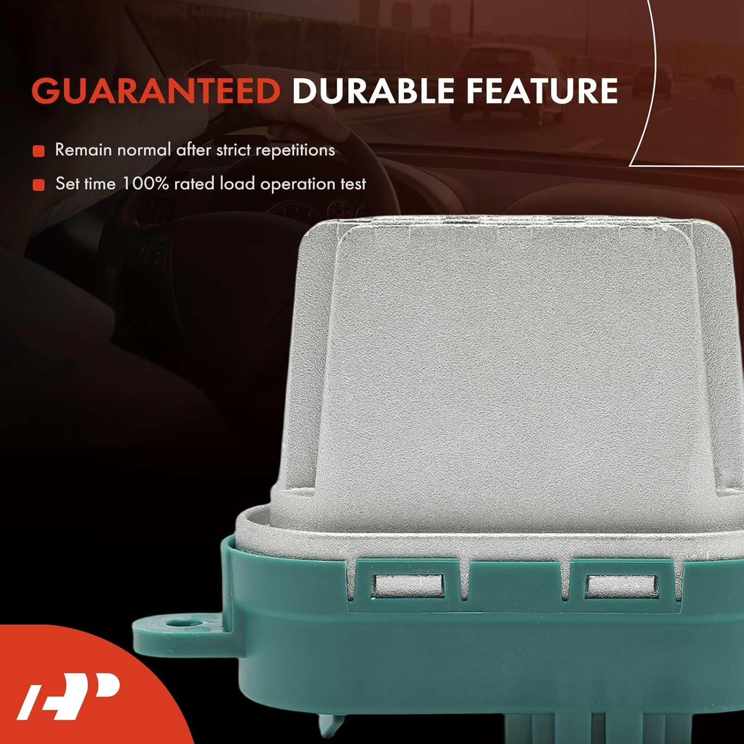 A-Premium Front HVAC Blower Motor Resistor Compatible with Audi Q7 2007-2015 & Volkswagen Touareg 2004-2010 & Porsche Cayenne 2003-2006, Cayenne 2008-2010 - Replace# 7L0907521