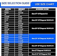 Vista 6 de Filtro de pantalla de privacidad para computadora de 24 pulgadas, protector de pantalla de privacidad para colgar compatible con monitor