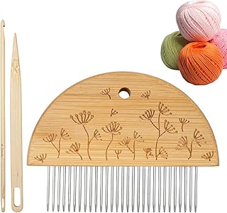 Tear para crianças | tapeçaria Warp Frame Tear Heddle Bar - Tecelagem armação tear para tapeçaria tecelagem para crianças iniciante Ngumms