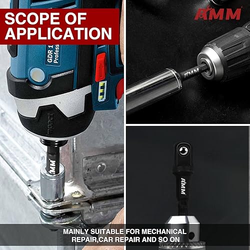 Miniatura 4 de Juego de adaptadores de enchufe de grado de impacto (3 piezas (14,38,12 pulgadas)