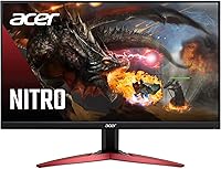 Acer Nitro KG241Y 23.8" 165Hz 1ms Full HD VA Gaming Monitor - FreeSync Premium, ZeroFrame, HDR Ready