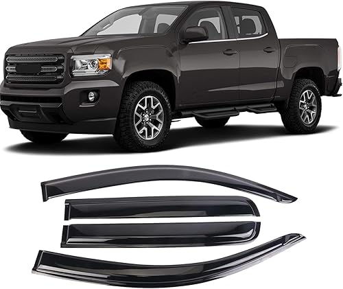 Miniatura 47 de Viseras para ventanas laterales, protectores contra la lluvia, deflectores de ventilación para Honda CRV (CR-V) 2017 2018 2019 2020 2021 2022 LX EX