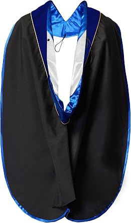 Graduation Deluxe Doctoral Hood With Gold Piping
