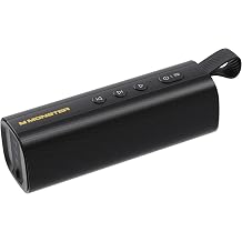 Monster S290 Bluetooth Speaker, Portable Bluetooth Speaker With 30W Loud Stereo Sound, Bluetooth 6.0, 15H Playtime, TWS Pairing, Support AUX/TF Card, IPX6 Waterproof Wireless Speaker for Home, Outdoor