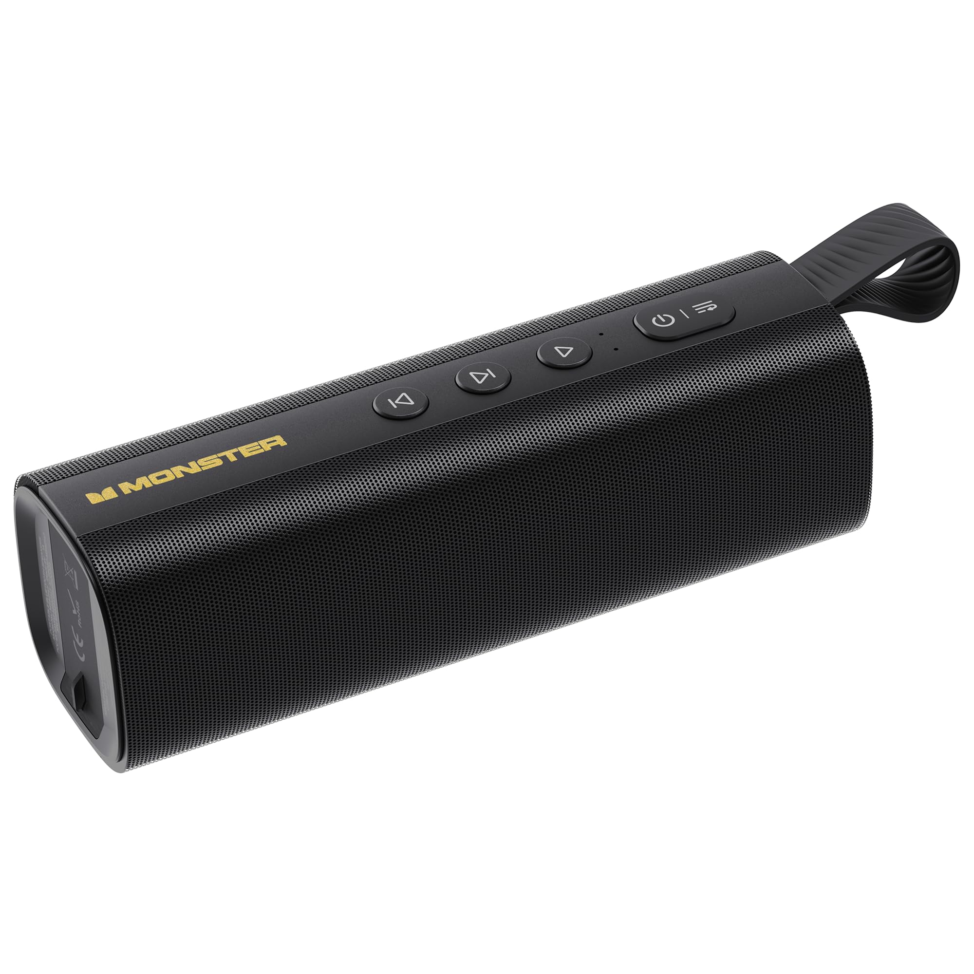 Monster S290 Bluetooth Speaker, Portable Bluetooth Speaker With 30W Loud Stereo Sound, Bluetooth 6.0, 15H Playtime, TWS Pairing, Support AUX/TF Card, IPX6 Waterproof Wireless Speaker for Home, Outdoor