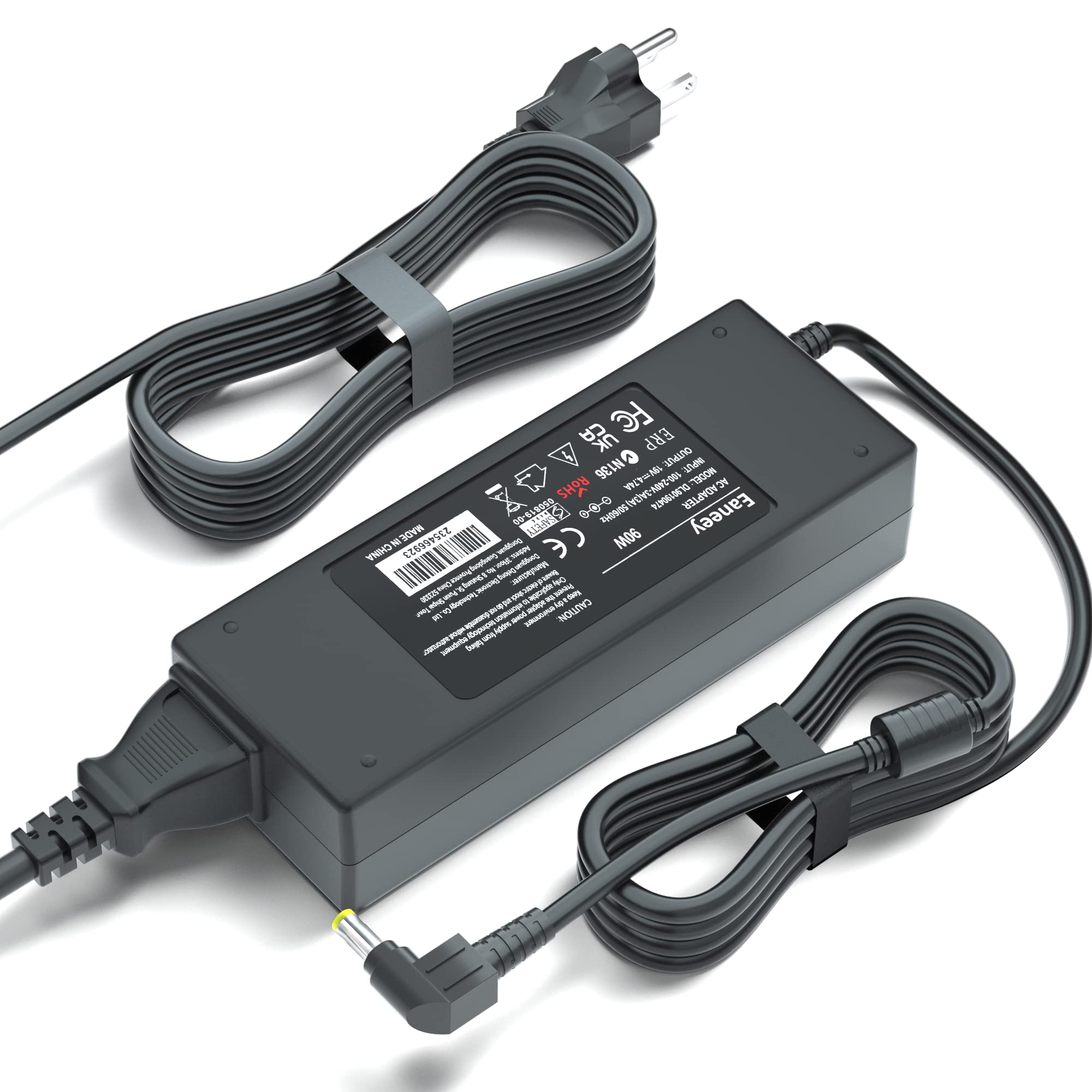 19V 4.74A Power Supply Charger AC Adapter Charger For VIZIO E320VP TV - 19V 4.74A Power Supply Replacement Vizio E320vp Power Cord - Foto 2