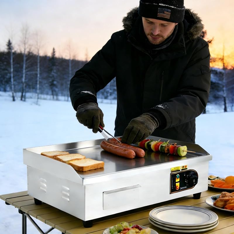 Garvee Commercial Half-Flat Top Griddle
