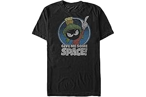 Men's Marvin The Martian Give Me Some Space Basic Solid Tee