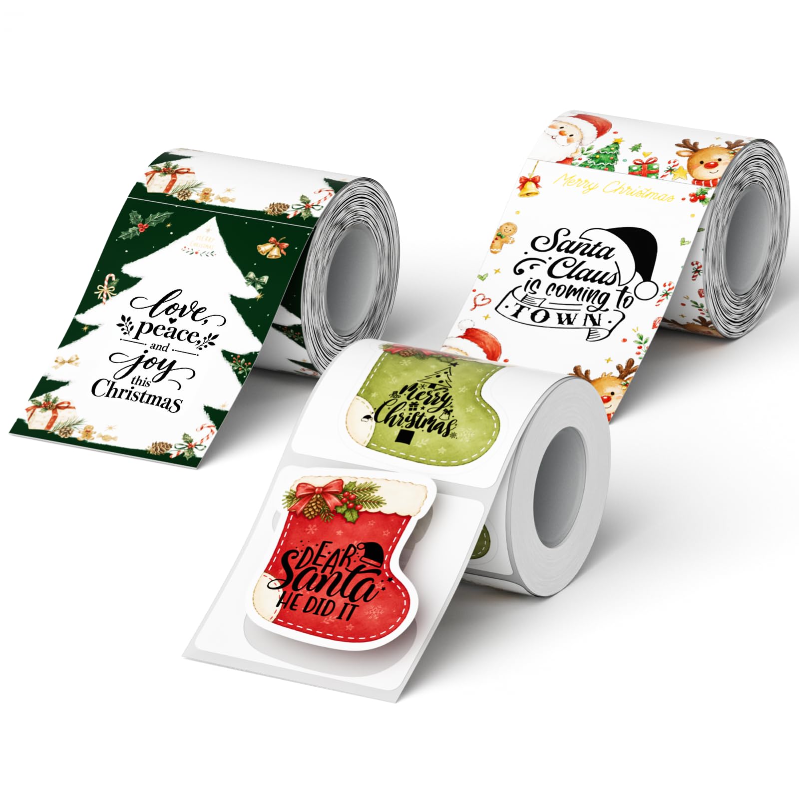 NIIMBOT 3 Roll Set Christmas Labels Tape for B1/B2/B21/B31 Label Maker