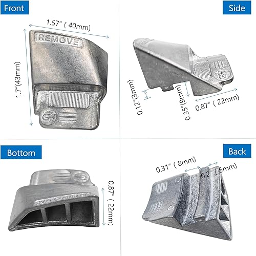 Vista 9 de LAJIAOZ Kit de cinturón elástico, removedor de cinturones de metal, juego de herramientas de instalación para cinturones en automóviles, camiones