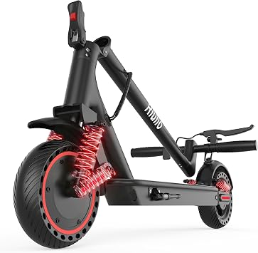 Electric Scooter for Adults 500W Motor, 22MPH, 31 Miles Range, Dual Suspension, Foldable Commuter E-Scooter with App Control, Phone Holder, Lock, UL2272 Certified
