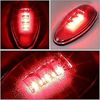 Vista 4 de Auto Dynasty 4 lámparas de luz LED de doble marcador lateral para guardabarros de cama compatible con Chevy Silverado GMC Sierra 2500HD 3500HD 01-14