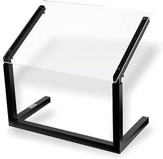 Carlisle FoodService Products Buffet Bar Adjustable Sneeze Guard for Catering, Buffets, Restaurants, Plastic, 24 Inches, Black
