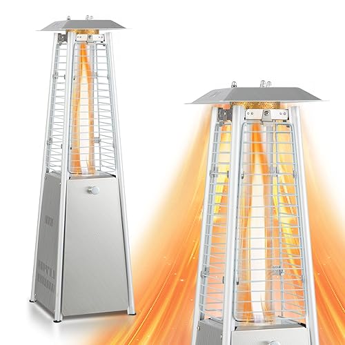 Patio Outdoor Heaters, 9500 BUT Pyramid Propane Patio Heater, 35"