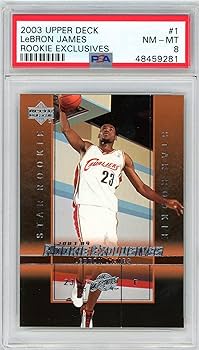 Amazon.com: LeBron James 2003 Upper Deck Rookie Exclusives