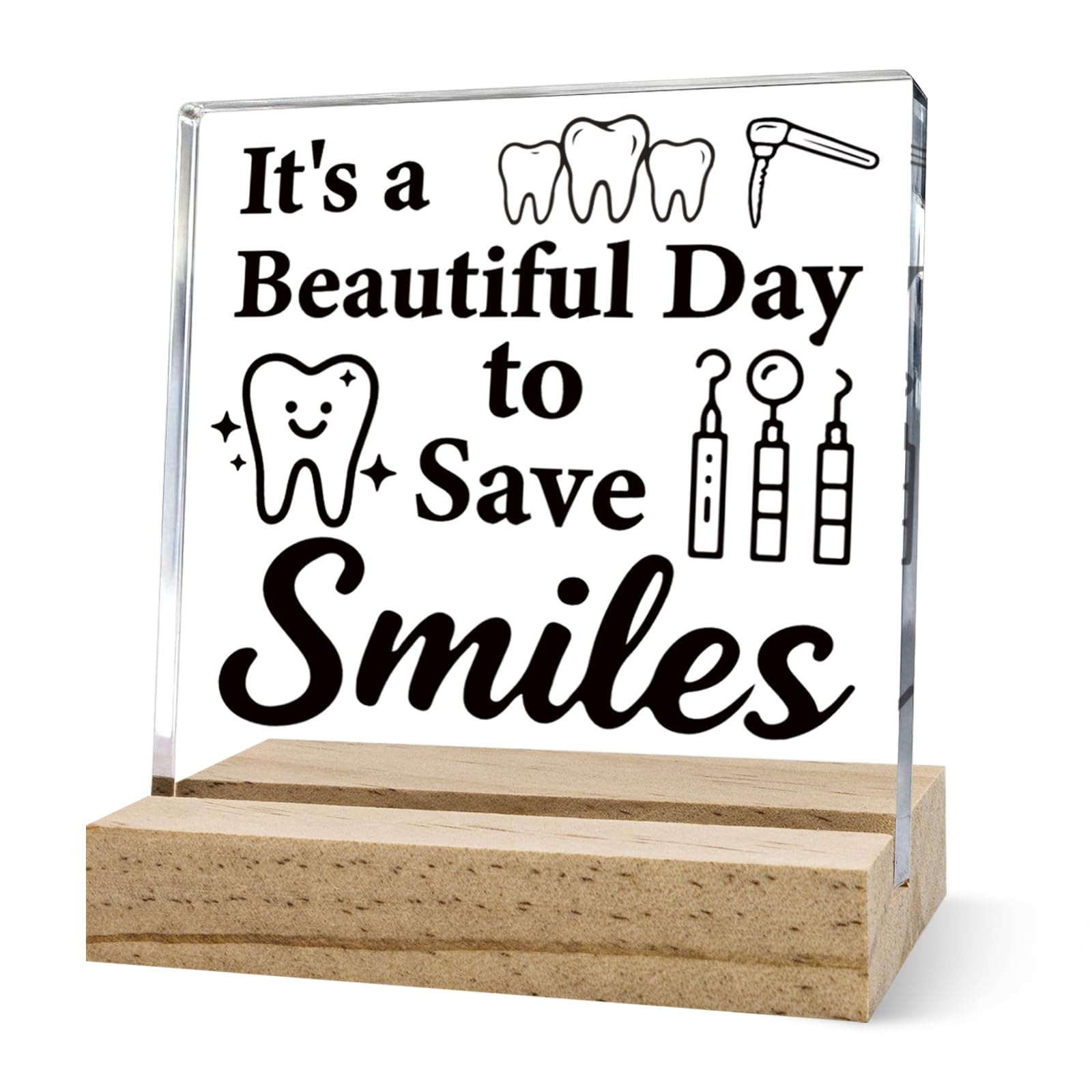 Dental Assistant Appreciation Gifts Dentist Gift for Women Men Dental Assistant Week Gifts Best Office Gift for Dentist Beautiful Day to Save Smiles