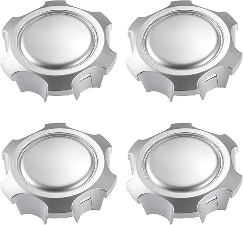 4260304030 Tapas centrales de cubo de rueda para Toyota 4Runner 1996-2002 Durableplástico 4 piezastono plateado