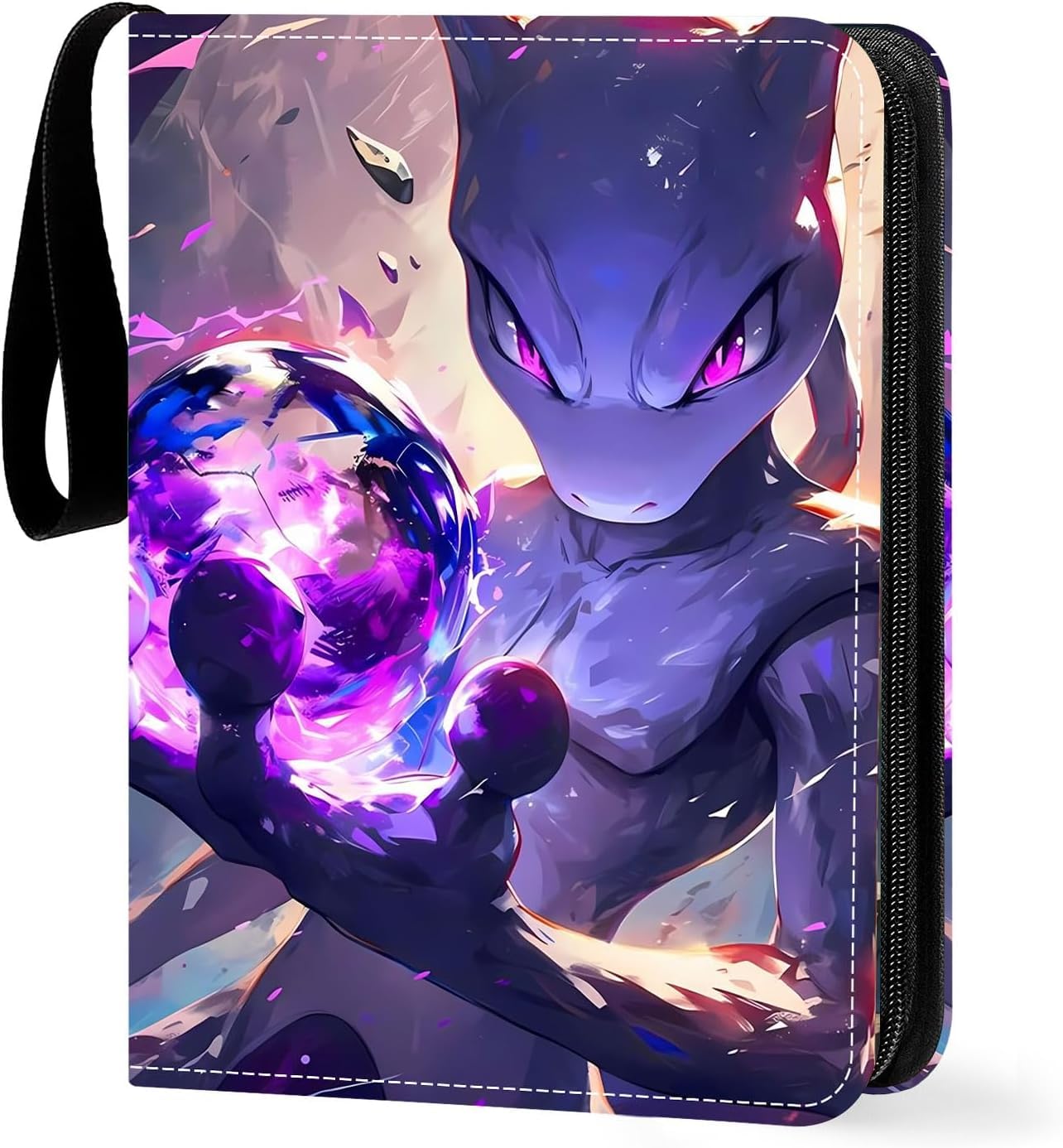 50 raccoglitori per carte, 900 carte, album porta carte | Album da collezione portatile,Impermeabile Album per carte da collezione