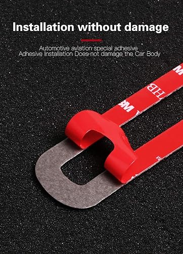 Miniatura 6 de GZXinWei Etiqueta engomada roja del respiradero del aire acondicionado de la puerta del coche de