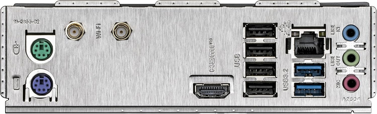 GIGABYTE H610M D3H WiFi DDR4 Motherboard - Supports 14th Gen Intel Core Processors, 6+1+1 Phase VRM, up to 3200MHz DDR4, 2xPCIe 3.0 M.2, Wi-Fi 5, 1GbE LAN, USB 3.2 Gen 1