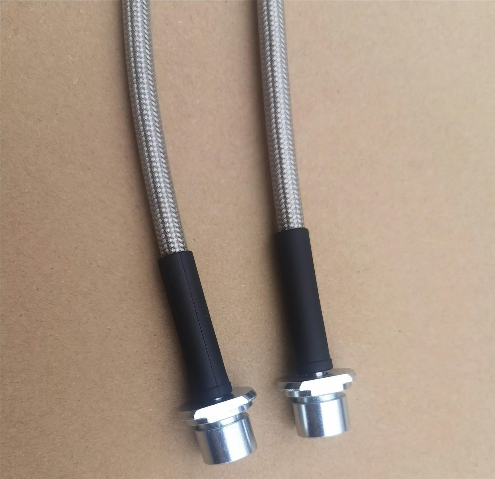 rura hamulcowa 1 para 30 stopni 10mm Banjo i żeńskie M10x1 Conv Swivel ze stali nierdzewnej w oplocie hydraulicznym-wąż hamulcowy(Overall L 350MM)