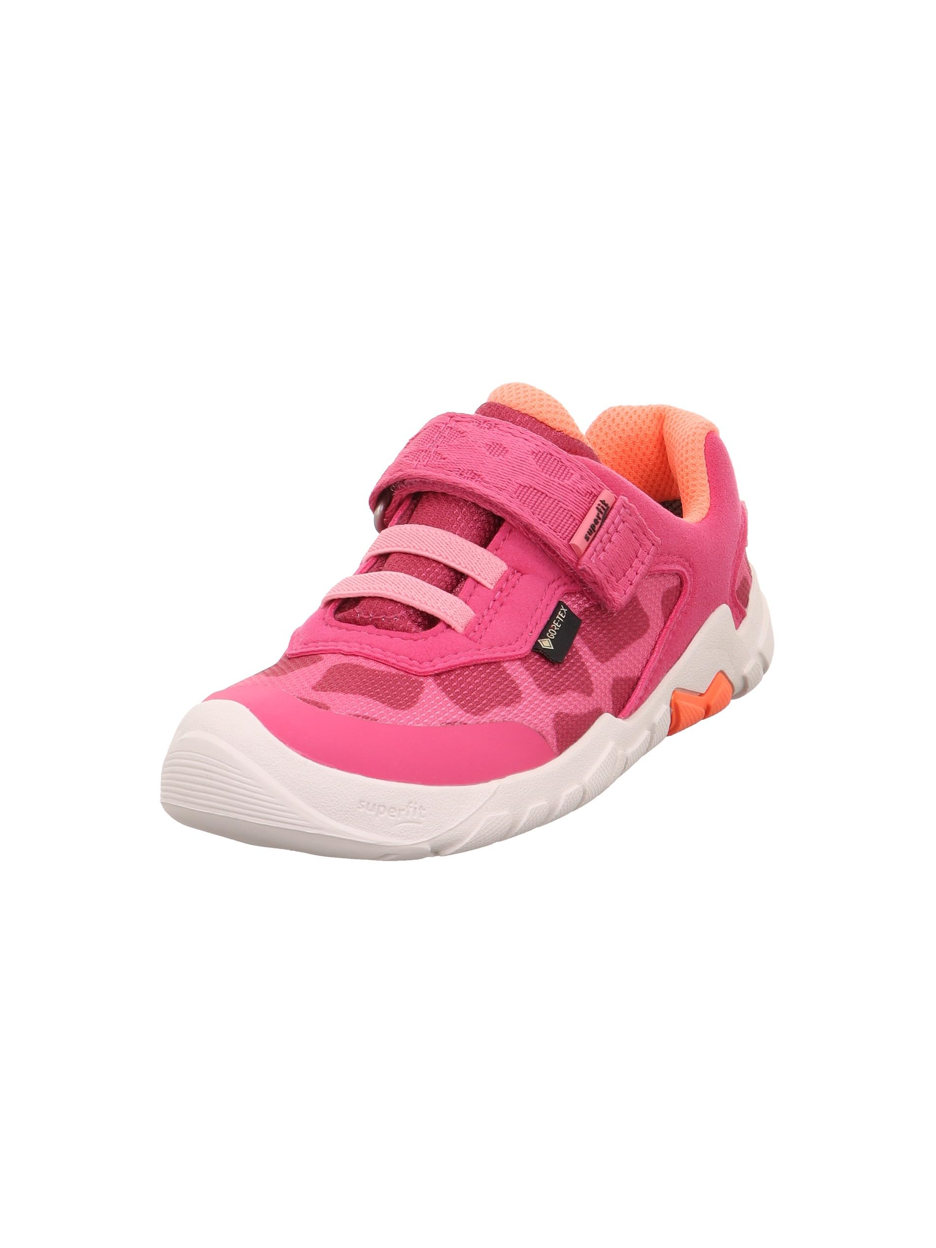 Superfit Girls' Trace Gore-Tex Trainers, Pink Orange 5500, 2 UK
