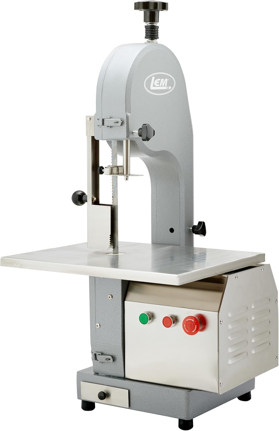 LEM Products Electric Tabletop Meat Saw, Meat and Bone Cutter Bandsaw Machine for Butchering