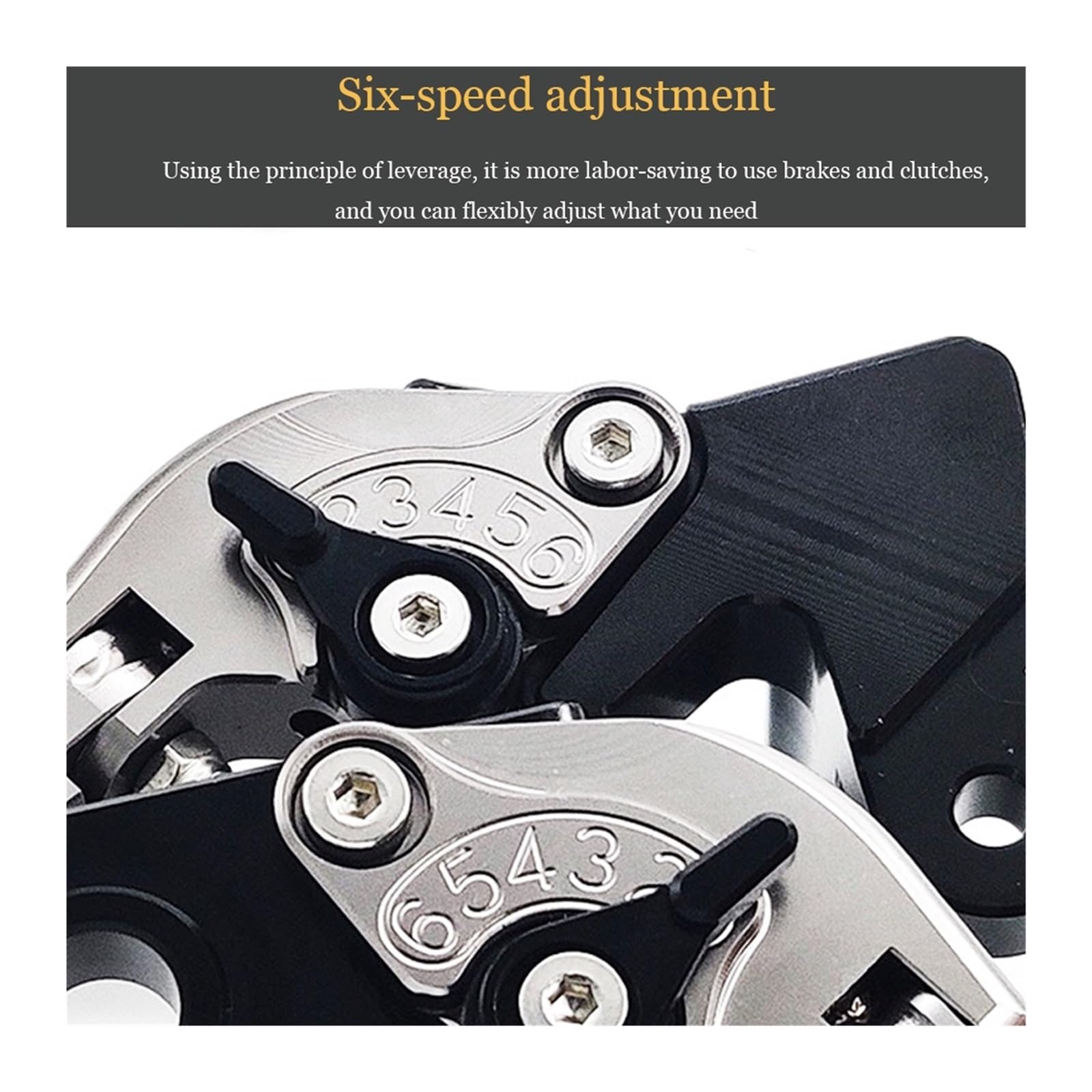 Leve per Freno e Frizione per CB650F 2014-2022 Set di Leve Freno Frizione estensibili Pieghevoli, Regolabili(P)